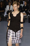 Helmut Lang Black Extended Zipper Tank Top SS2003