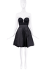 Louis Vuitton Black Paneled Corset Bustier Dress
