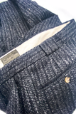 Calvin Klein Vintage Gray Tweed Oversized Tapered Men's Wear 80's Pants