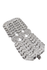 Gianni Versace Oversized Crystal Logo Link Bracelet