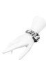Alexandre Vauthier Silver Chunky Crystal Bracelet