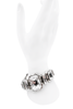 Alexandre Vauthier Silver Chunky Crystal Bracelet