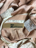 John Galliano Beige Tan Negligee Style Top and Skirt Set - BOUTIQUE PURCHASE PRICE