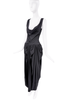 Vivienne Westwood Black Sunday Garden Draped Dress Gown
