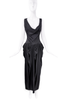 Vivienne Westwood Black Sunday Garden Draped Dress Gown