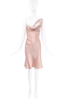 Christian Dior Pink Buckle Strap Lace Slip Dress SS02