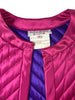 Yves Saint Laurent Pink Satin Quilted Jacket - BOUTIQUE PURCHASE PRICE