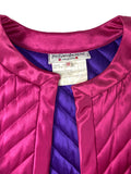 Yves Saint Laurent Pink Satin Quilted Jacket - BOUTIQUE PURCHASE PRICE