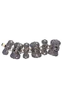Vintage Silver Medieval Chrome Hearts Style Bracelet