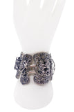 Vintage Silver Medieval Chrome Hearts Style Bracelet