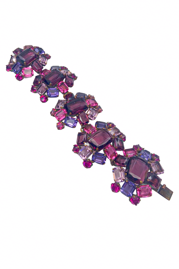 Viktor & Rolf Purple Aquamarine Gem Stone Bracelet
