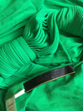 Roberto Capucci Green Pleat Grecian Tank Top