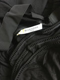 Givenchy Black Cotton Shoulder Cut out Dress