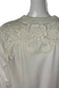 Givenchy White Cotton Sweat Shirt with Lace Appliqués -  BOUTIQUE PURCHASE PRICE