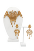 Christian Dior X Galliano Gold Pavé Crystal Embellished Decal Earrings SS1999