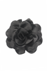 Vintage Black Silk XL Pin Clip Flower Broach Accessory