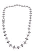 Cruize "Philippe" Silver Spike and Chain Necklace
