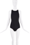 Gucci Black G Pavé Crystal Logo Shoulder Strap Bodysuit