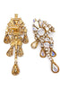 Thelma Deutsch Gold Art Deco Crystal Chandelier Earrings