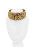 Jean Paul Gaultier Gold Buckle Loop Large Metal Choker Necklace