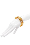 Eddie Borgo Gold Lattice Birdcage Bangle Bracelet