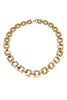 Vintage Gold Oversize Square Link Chain Necklace