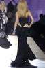 Roberto Cavalli Black Cut Out Drop Waist Gown 2000
