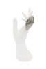 Alexander McQueen Silver XL Oversized Pointed Shield Plate Statement Ring