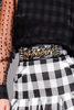 Balmain Gold Chain Clear Waist Belt Spring 2014