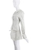 Dolce & Gabbana White Black Pinstripe Corset Top SS2003