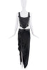 Vivienne Westwood Black Lace Sheer Cut Out Embellished Corset Top