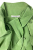 Givenchy Nouvelle Pistachio Green Silk Bow Blouse
