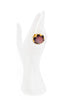 Stephen Dweck Gold Claw Purple Geometric Gemstone Cocktail Ring
