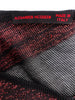 Alexander McQueen Sheer Mini Dress with Red Lurex Stripes #