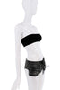 Tom Ford Black Patent Lace Zipper Pockets Micro Mini Shorts