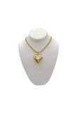 Vintage Gold Heart Pendent Necklace