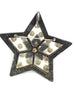 Lanvin Crystal and Lucite Star Necklace / Broach