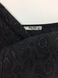 Miu Miu Black Shine Brocade Mini Shift Dress - BOUTIQUE PURCHASE PRICE