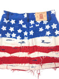 Marc Jacobs Patriotic Distressed American Flag Mini Skirt