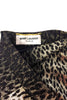 Saint Laurent Paris Gold Lurex Brocade Leopard Print Pencil Skirt SS2014 - BOUTIQUE PURCHASE PRICE