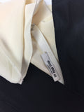 Miu Miu Cream Shift Dress with Black Structured Shoulder Details SS2006 - BOUTIQUE PURCHASE PRICE