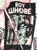 "Eat Lipstick" Punk Deconstructed "Boy Whore" T-shirt