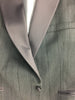 Christian Dior Monsieur Gray Pinstripe Satin Lapel Blazer