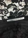 Alessandra Rich Black Floral Lace Skirt - BOUTIQUE PURCHASE PRICE