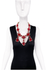 Armen Ra Ruby Red Crystal Necklace Set