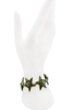 Versace Green Star Link Medusa Logo Bracelet