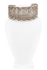 Jean Paul Gaultier Silver Column Link Choker Necklace