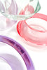 Eddie Borgo Green, Red, Pink, Purple Lucite Pastel Bracelets - Set of 5