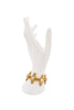 Givenchy Gold Pearl Geometric Link Bracelet