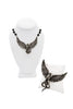Roberto Cavalli Silver Eagle Catching a Snake Broach Accessory